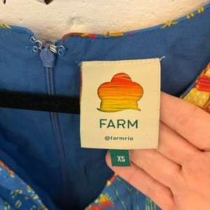 Farm Rio Blue Ocean Stories Dress: XS